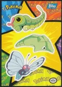 Butterfree #11 - Pokemon 1999 Topps Movie Sticker