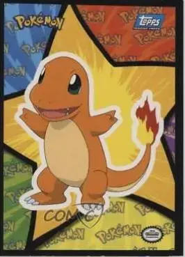 Charmander #2 - Pokemon 1999 Topps Movie Sticker