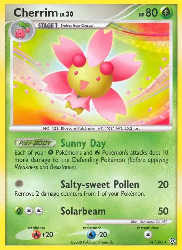 Cherrim - Pokemon Stormfront #14