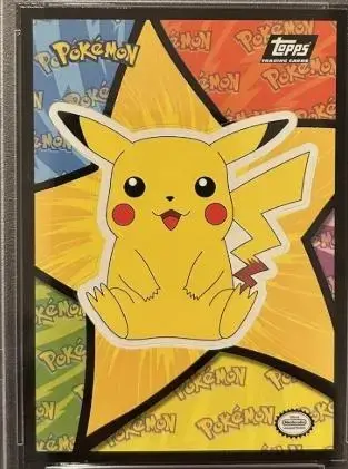 Pikachu #5 - Pokemon 1999 Topps Movie Sticker