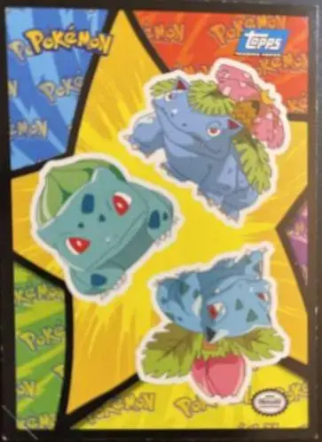 Venusaur #10 - Pokemon 1999 Topps Movie Sticker