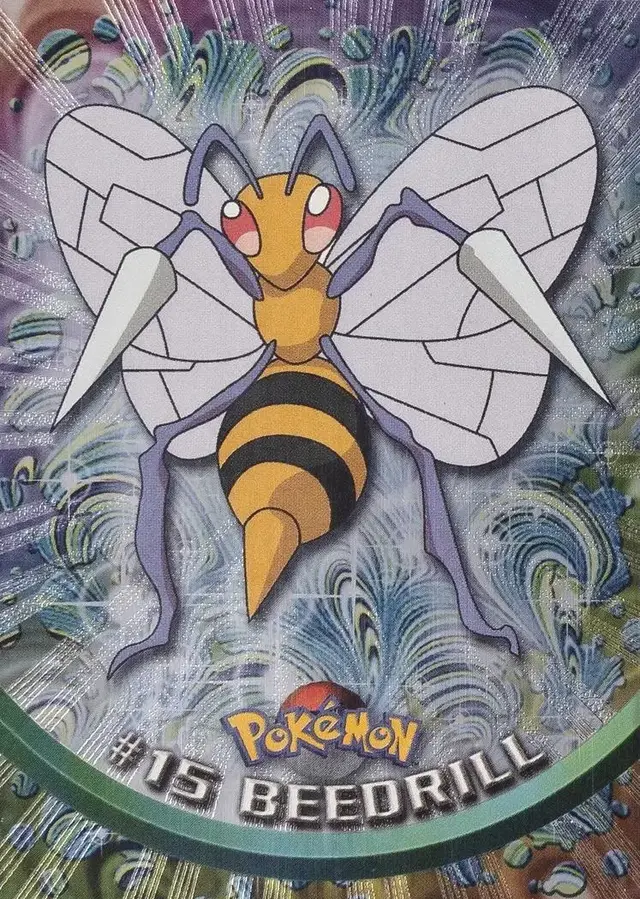 Beedrill #15 - Pokemon 1999 Topps TV