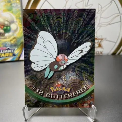 Butterfree [Foil] #12 - Pokemon 1999 Topps TV