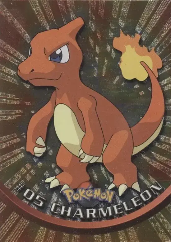 Charmeleon [Foil] #5 - Pokemon 1999 Topps TV