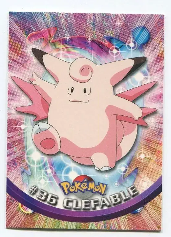 Clefable #36 - Pokemon 1999 Topps TV