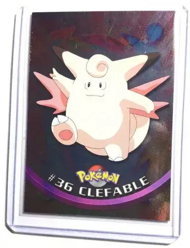 Clefable [Foil] #36 - Pokemon 1999 Topps TV