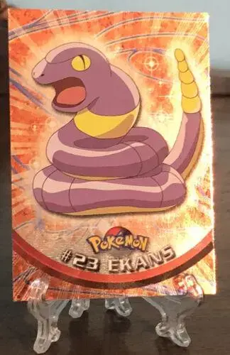 Ekans [Foil] #23 - Pokemon 1999 Topps TV