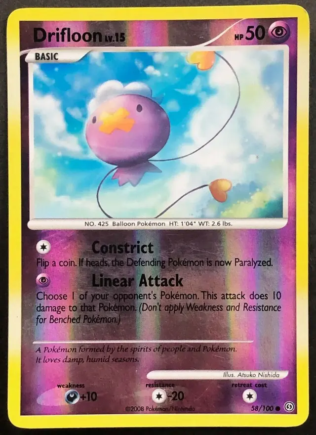 Drifloon [Reverse Holo] - Pokemon Stormfront #58