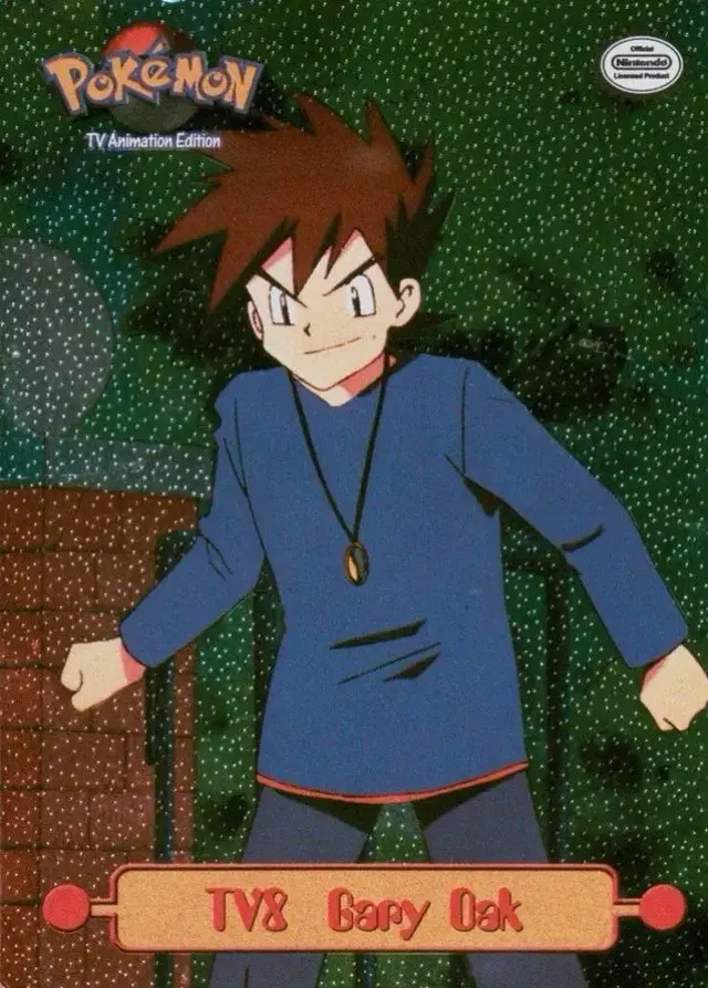 Gary Oak [Foil] #TV8 - Pokemon 1999 Topps TV