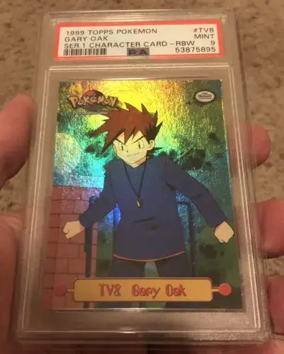 Gary Oak [Rainbow] #TV8 - Pokemon 1999 Topps TV