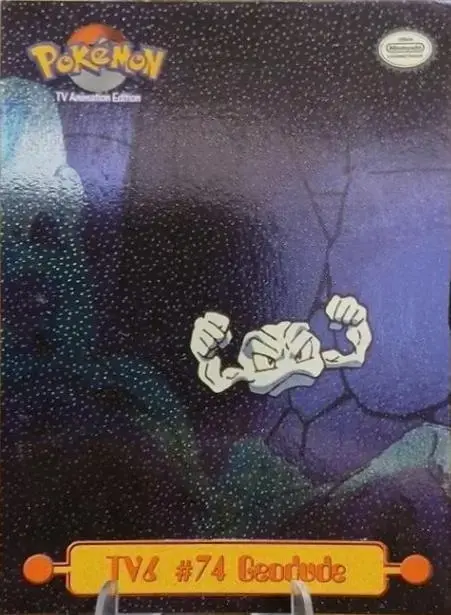 Geodude [Foil] #6 - Pokemon 1999 Topps TV