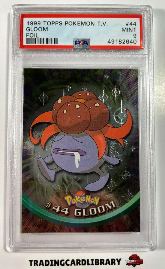 Gloom [Foil] #44 - Pokemon 1999 Topps TV
