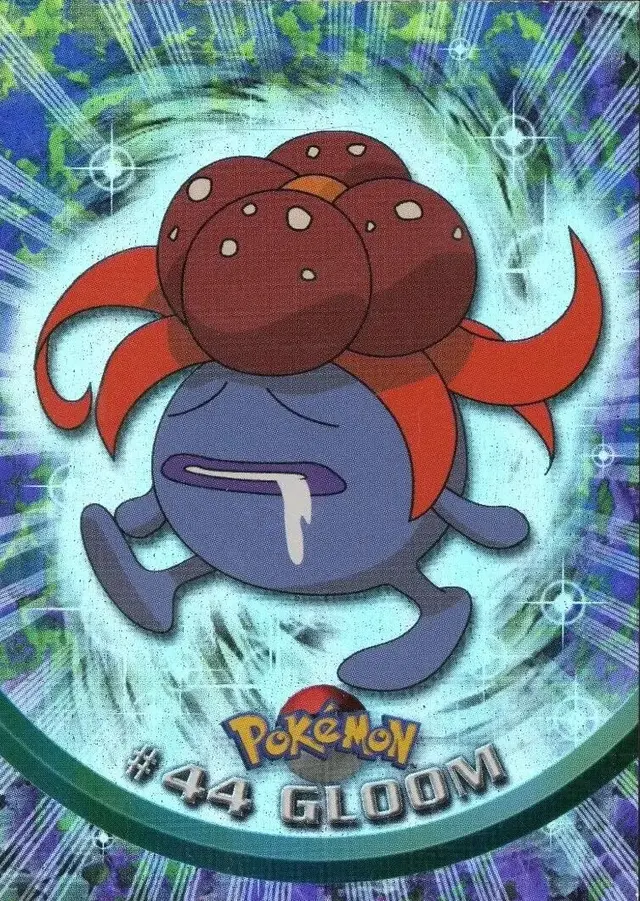 Gloom [Rainbow Foil] #44 - Pokemon 1999 Topps TV