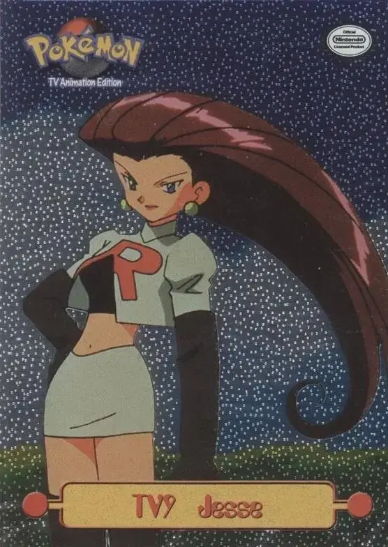 Jesse [Foil] #TV9 - Pokemon 1999 Topps TV