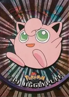 Jigglypuff [Foil] #39 - Pokemon 1999 Topps TV