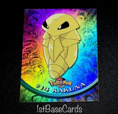 Kakuna [Rainbow Foil] #14 - Pokemon 1999 Topps TV