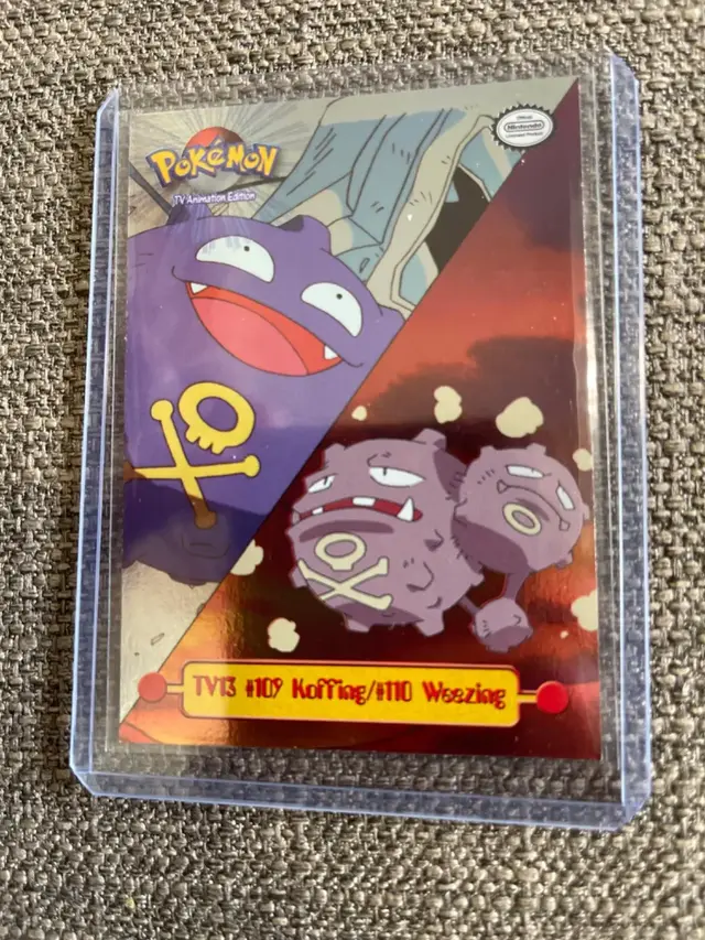 Koffing, Weezing [Foil] #TV13 - Pokemon 1999 Topps TV