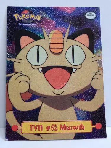 Meowth [Foil] #TV11 - Pokemon 1999 Topps TV