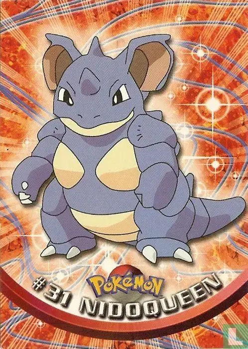 Nidoqueen #31 - Pokemon 1999 Topps TV