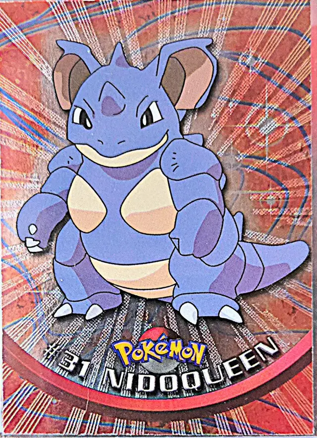 Nidoqueen [Foil] #31 - Pokemon 1999 Topps TV