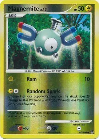 Magnemite [Reverse Holo] - Pokemon Stormfront #67