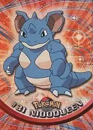 Nidoqueen [Rainbow Foil] #31 - Pokemon 1999 Topps TV
