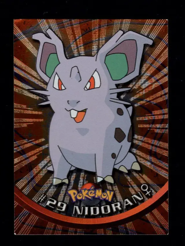 Nidoran [Foil] #29 - Pokemon 1999 Topps TV