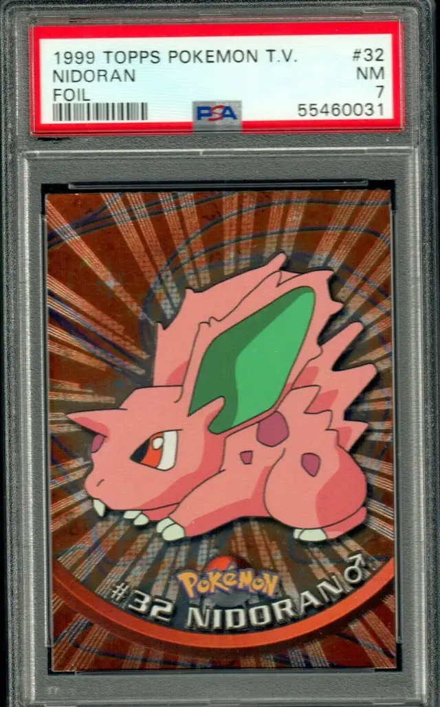 Nidoran [Foil] #32 - Pokemon 1999 Topps TV