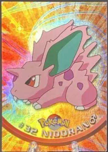 Nidoran [Rainbow Foil] #32 - Pokemon 1999 Topps TV
