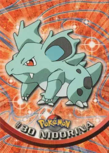 Nidorina #30 - Pokemon 1999 Topps TV
