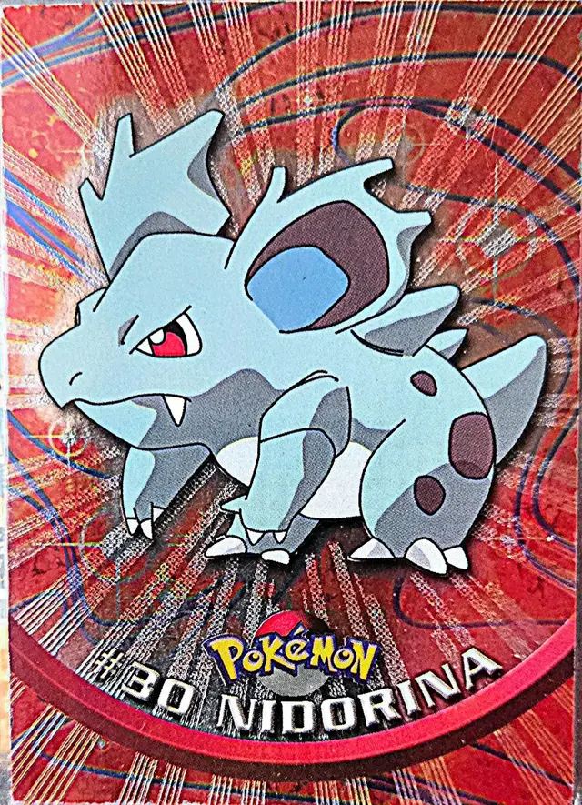 Nidorina [Foil] #30 - Pokemon 1999 Topps TV