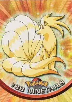 Ninetails [Rainbow Foil] #38 - Pokemon 1999 Topps TV