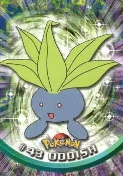 Oddish #43 - Pokemon 1999 Topps TV