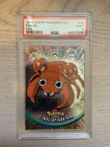 Paras [Foil] #46 - Pokemon 1999 Topps TV