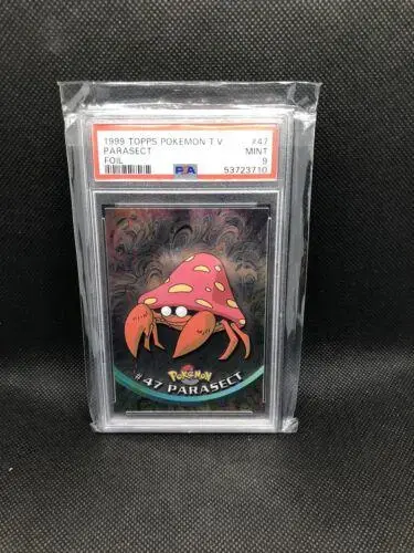 Parasect [Foil] #47 - Pokemon 1999 Topps TV