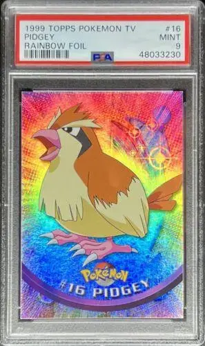 Pidgey [Rainbow Foil] #16 - Pokemon 1999 Topps TV