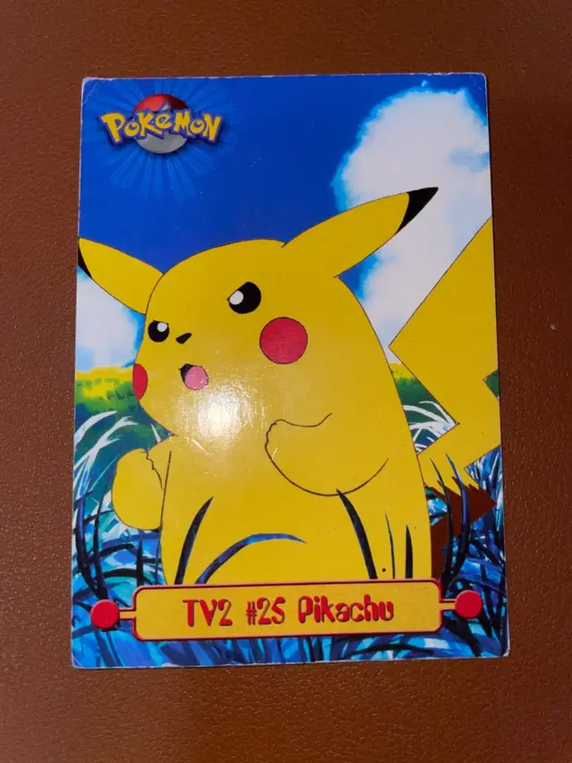 Pikachu #2 - Pokemon 1999 Topps TV