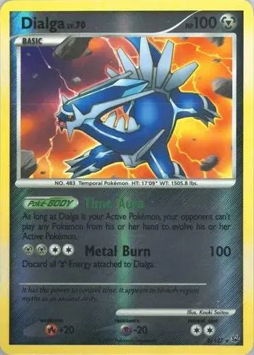 Dialga [Reverse Holo] - Pokemon Platinum #6