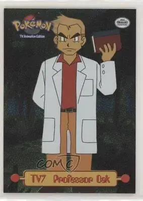 Professor Oak #TV7 - Pokemon 1999 Topps TV