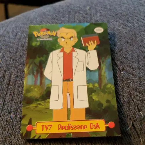 Professor Oak [Foil] #TV7 - Pokemon 1999 Topps TV