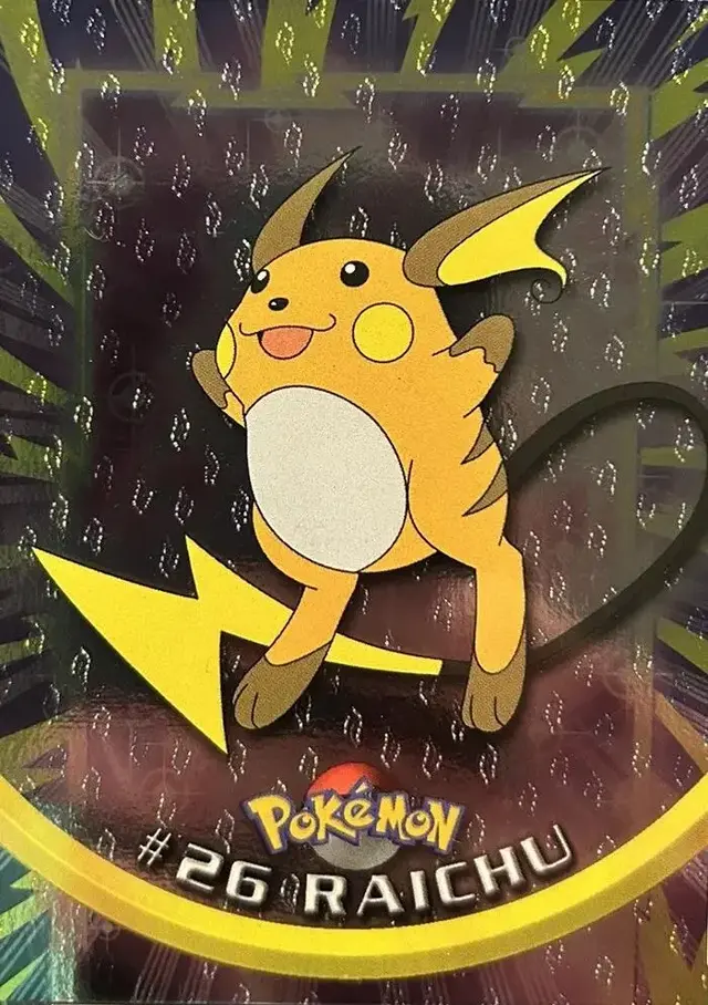 Raichu [Foil] #26 - Pokemon 1999 Topps TV