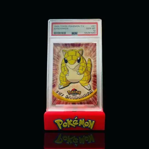 Sandshrew #27 - Pokemon 1999 Topps TV