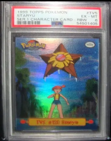 Staryu [Rainbow] #TV5 - Pokemon 1999 Topps TV