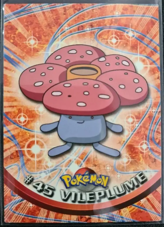 Vileplume [Foil] #45 - Pokemon 1999 Topps TV