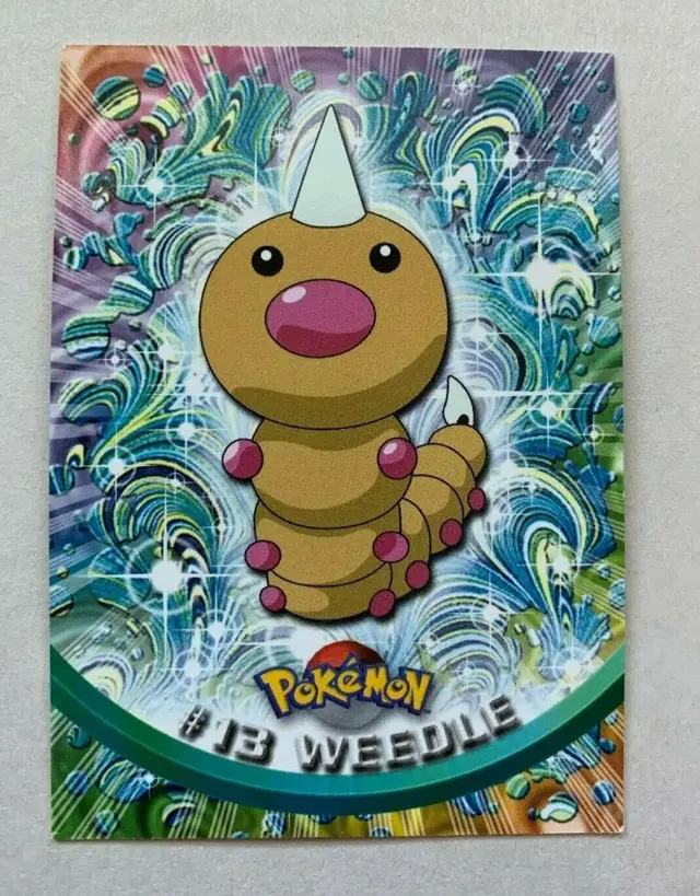 Weedle #13 - Pokemon 1999 Topps TV