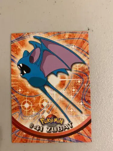 Zubat #41 - Pokemon 1999 Topps TV