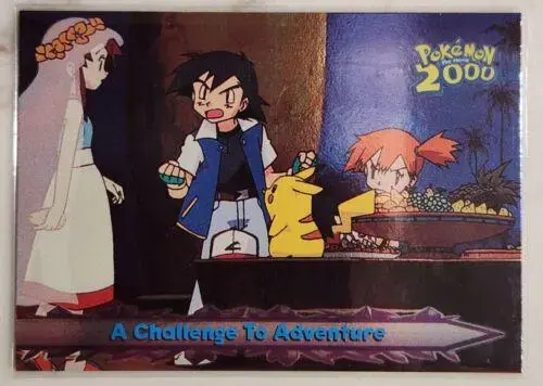 A Challenge to Adventure [Foil] #27 - Pokemon 2000 Topps Movie