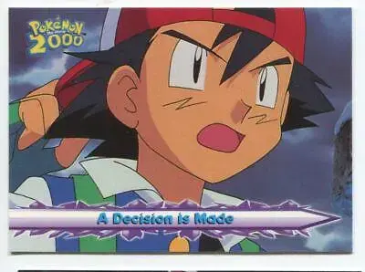 A Decision Is Made [Foil] #47 - Pokemon 2000 Topps Movie