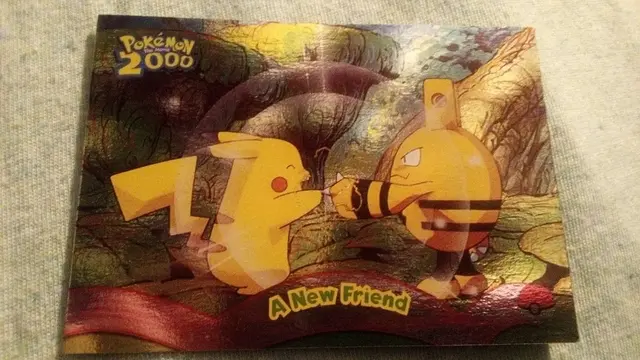 A New Friend [Foil] #5 - Pokemon 2000 Topps Movie