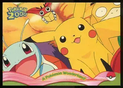 A Pokemon Wonderland [Foil] #3 - Pokemon 2000 Topps Movie